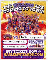 The Harlem Wizards are coming to Champe!