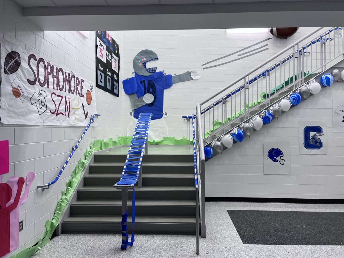 Sophomore Staircase Decoration