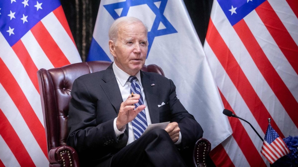 President Biden announcing the plan to send 100M dollars in humanitarian aid to Palestinians in Gaza | Photo Courtesy of NBC News
