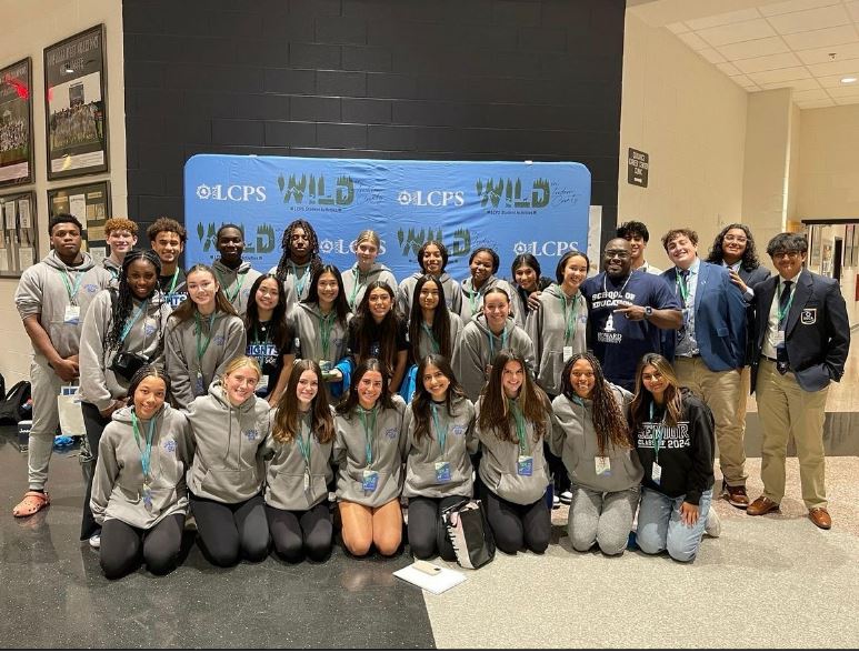 DECA Members at the 2023 WILD Leadership Conference. Photo Courtesy of @champedeca