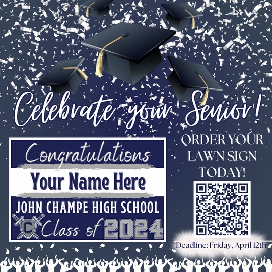 Senior Lawn Sign Orders Due This Week