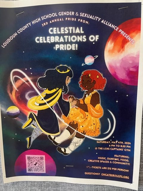 A flyer advertising Pride Prom.