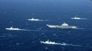 Chinese fleet approaches Taiwanese coast