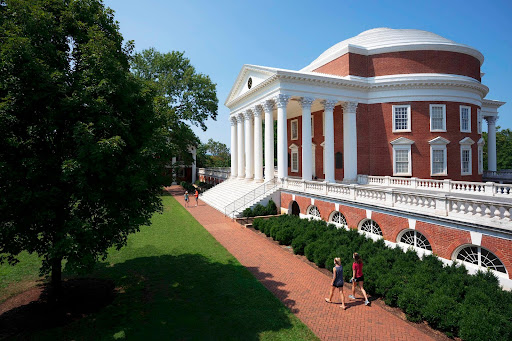 Image of the University of Virginia campus. 
Image courtesy of UVA today
