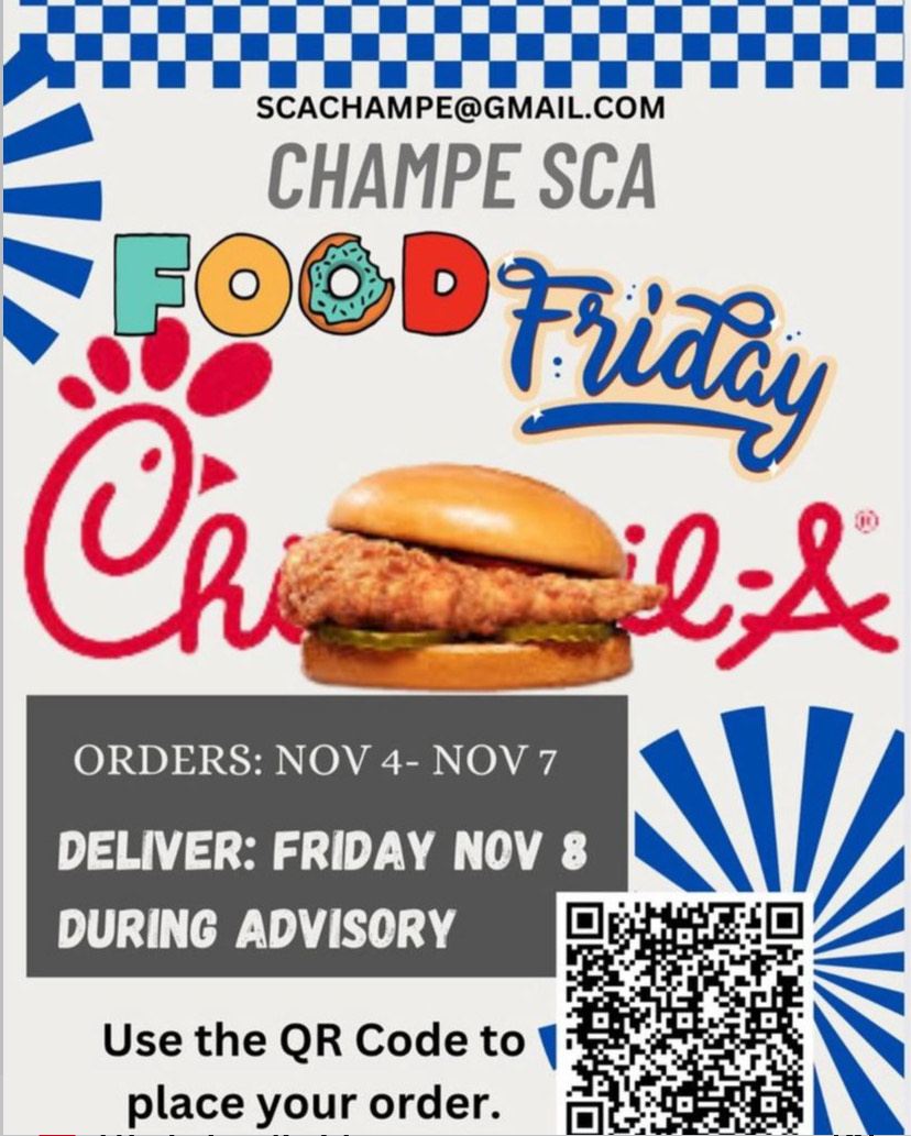 SCA Food Friday Flyer 