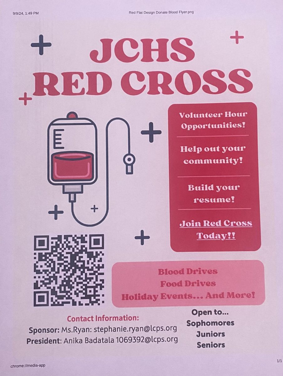 This is a photo of the Red Cross Club info sheet. This sheet gives the contact information of the club president and sponsor. It also states what the Red Cross is about, and how this club is beneficial to students.