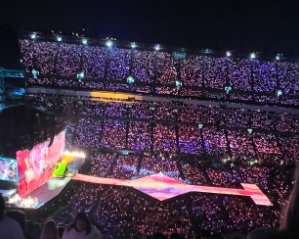 Taylor is starting the show off by introducing her most beloved album, Lover, on June 16th, 2023. Hattabaugh previously mentioned how excited she was for this section of the performance. 

