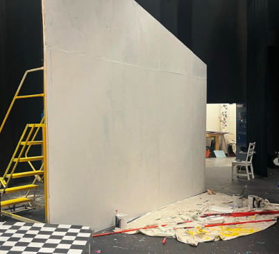 The Little Mermaid production has already started with part of the set already being built. The show will take months to finish, but this is only the beginning. 