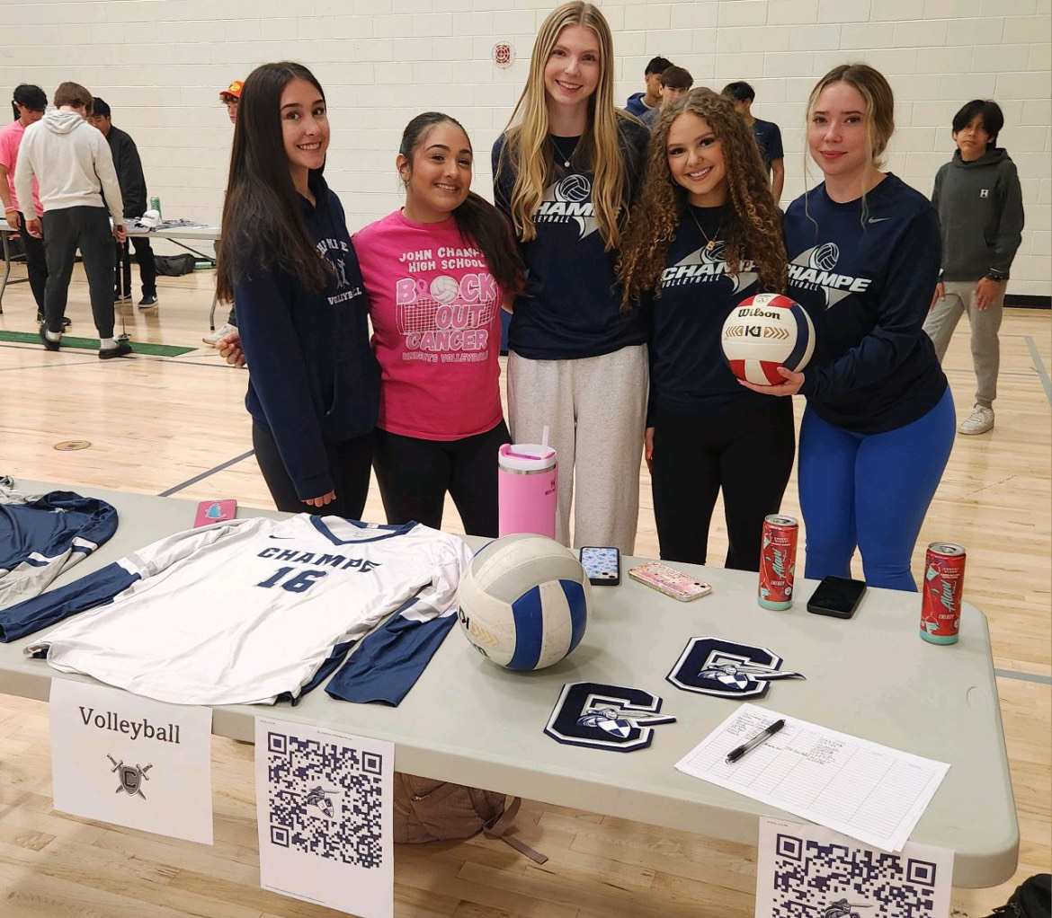 Volleyball table at UKnight and Excite