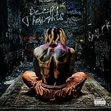 The album cover for "Deep Thoughts" by Lil Durk. It shows Durk in a cell with graffiti everywhere.